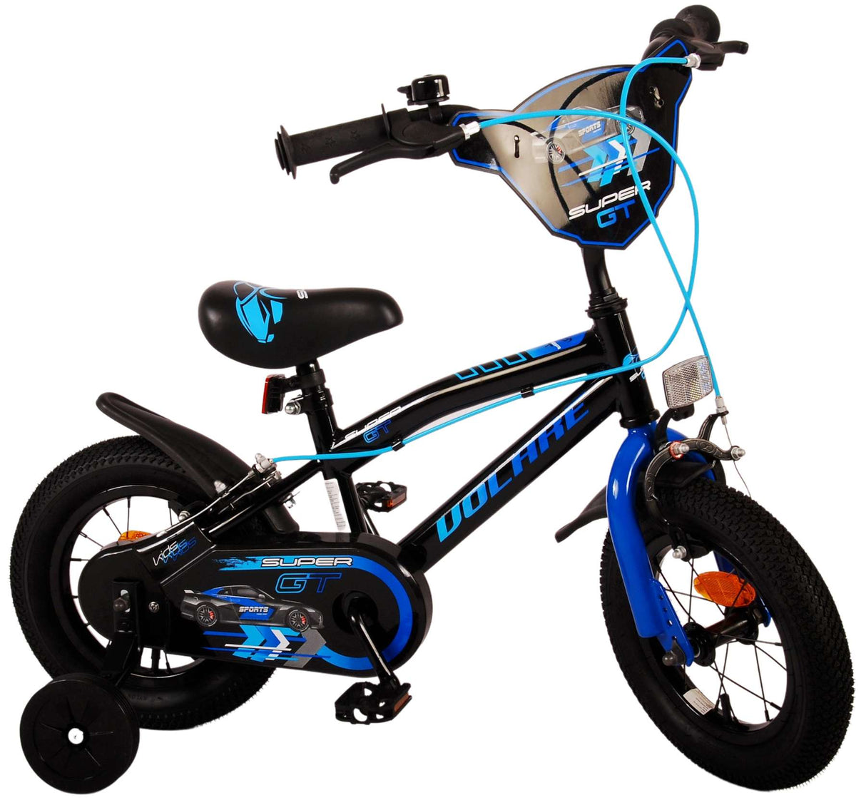 Volare Super GT Kinderfiets Jongens 12 inch Blauw Twee handremmen