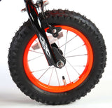 Chlapci z motorky Volare Motorbike Children's Bike 12 Inch Orange 95% Sestaveni