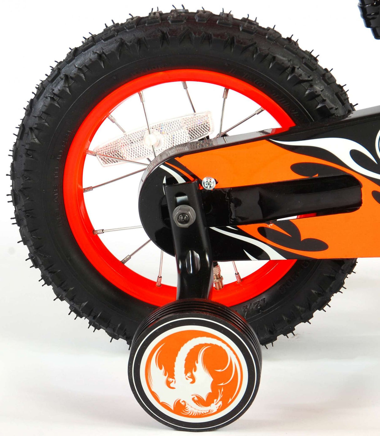 Volare Motorrad Kinderbike Jungen 12 Zoll Orange 95% zusammengebaut