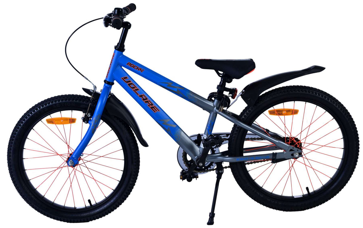 Volare rocky kinderfiets - jongens - 20 inch - blauw