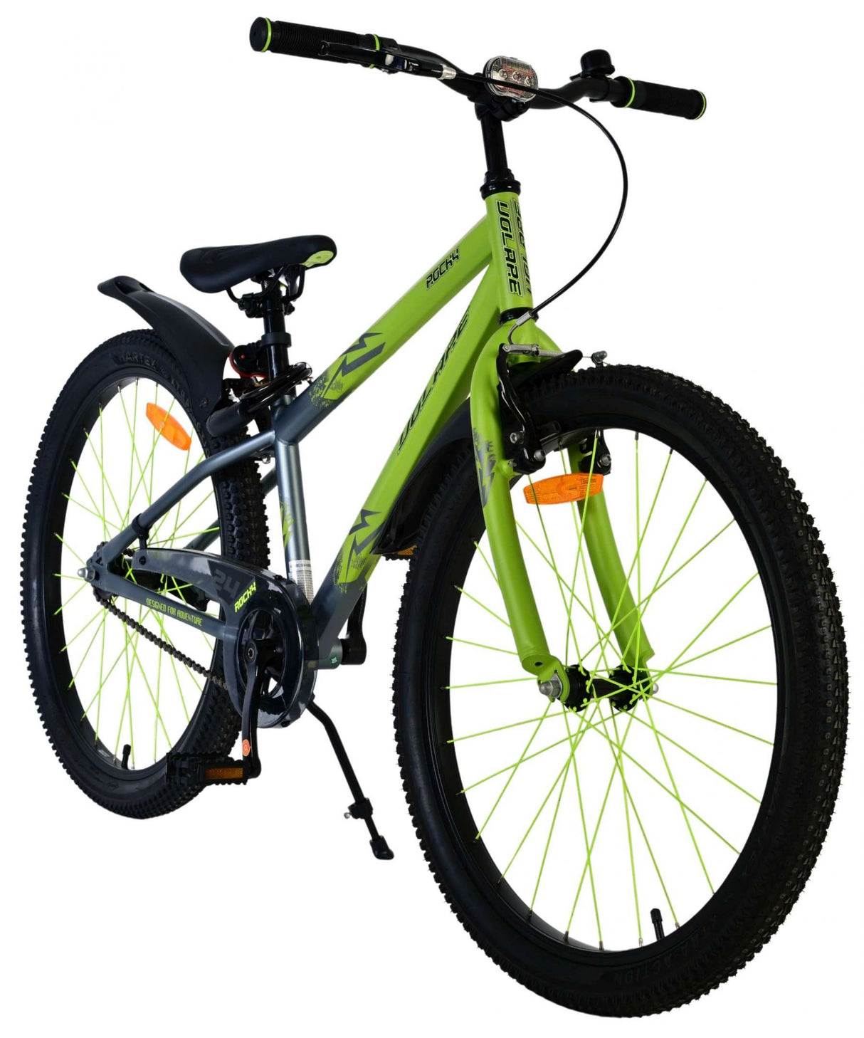 Volare rocky kinderfiets - jongens - 24 inch - groen