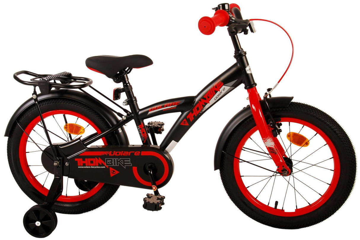 Volare Thombike Children's Bike Boys 16 inch Black Red