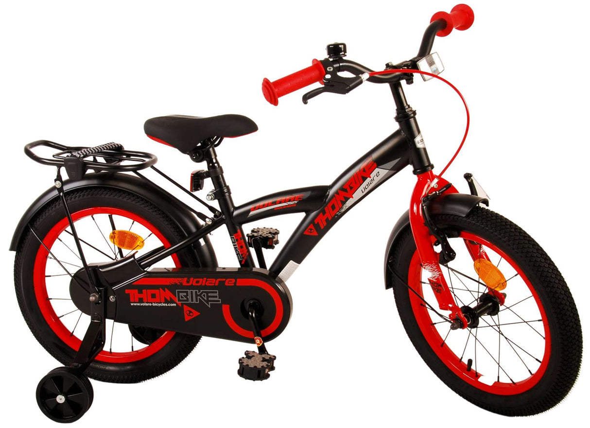 Volare Thombike Children's Bike Boys 16 inch Black Red