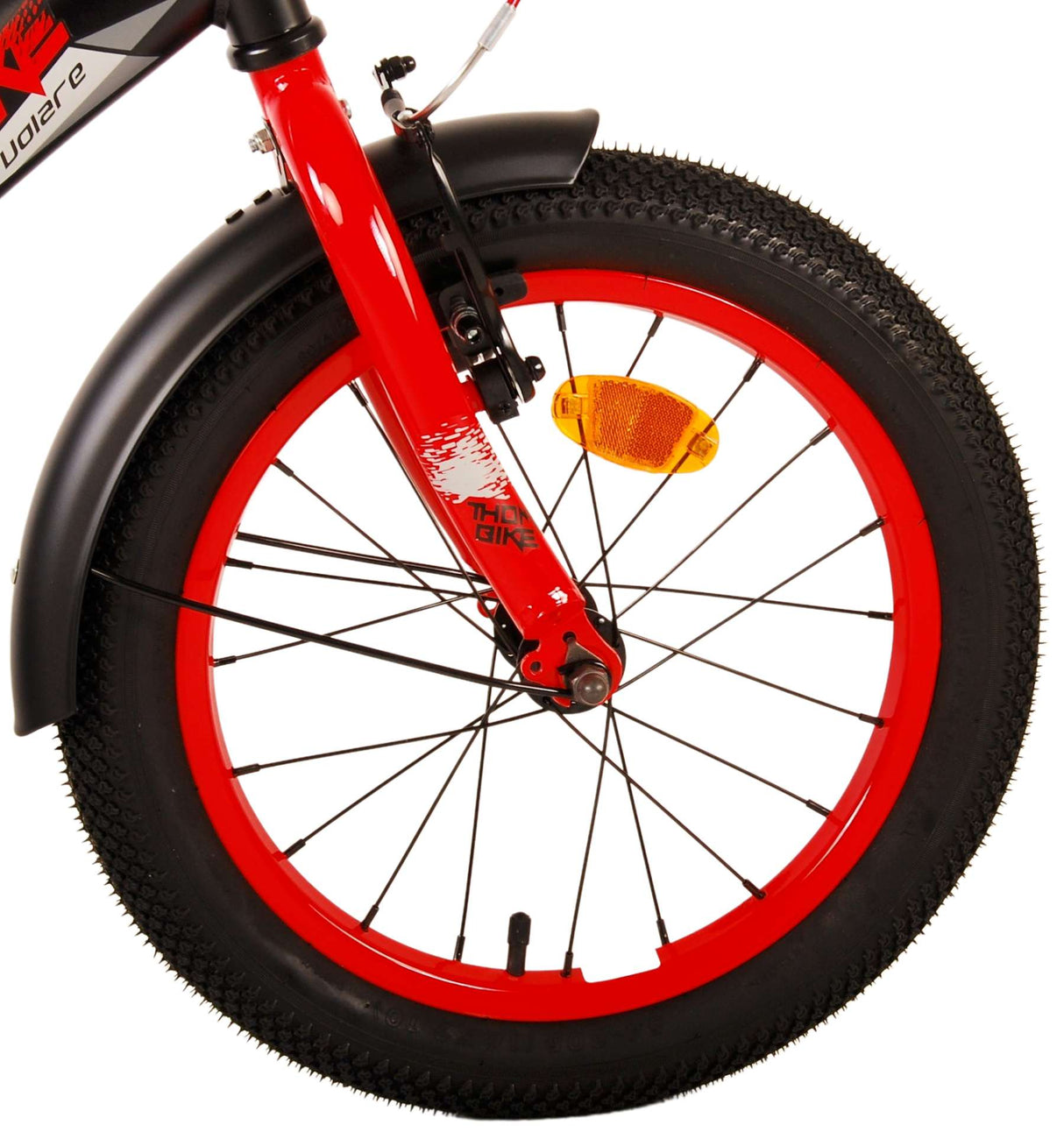 Volare Thombike Children's Bike Boys 16 inch Black Red