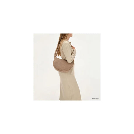 Beagles Teddy Schulterbeutel 34x21cm Taupe