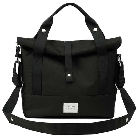 Weathergoods Sweden shoulder bag city bike satchel black