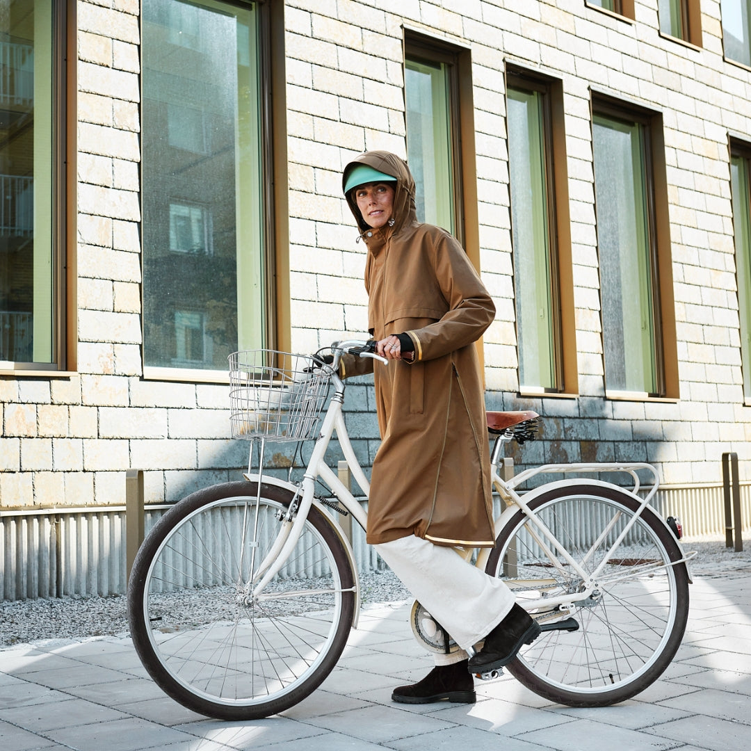 Weathergoods Sweden raincoat imbris camel m