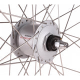 front wheel ZAC2000 28 inch (622-19) 36G hub-dynamo silver