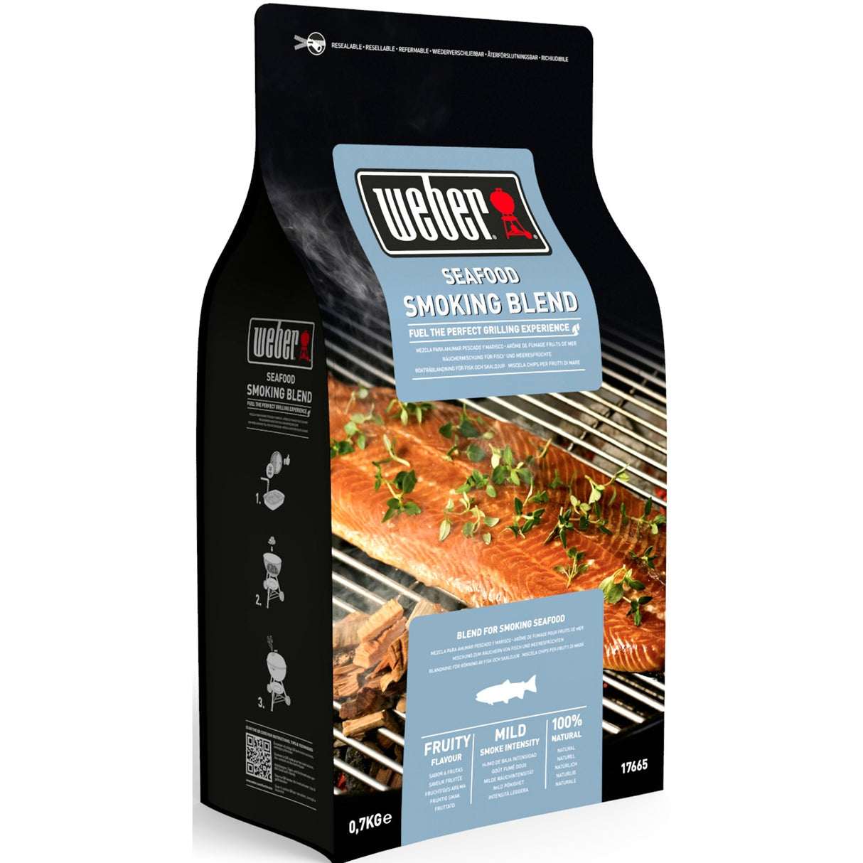 Weber Houtsnippermix, Seafood