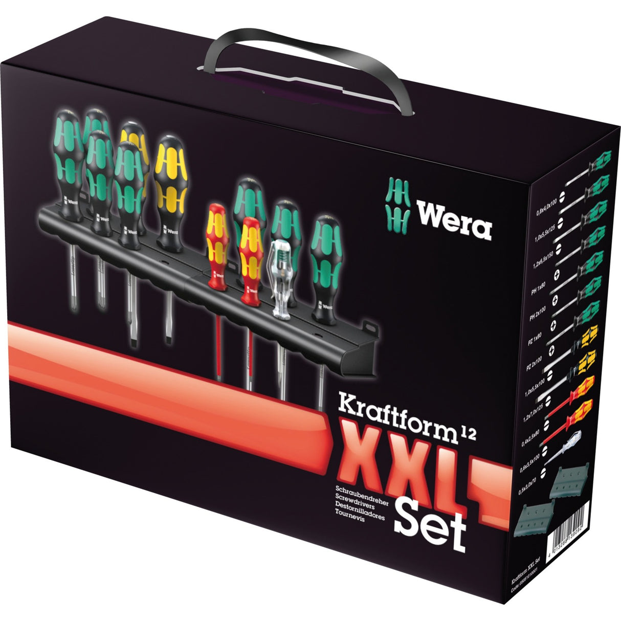 Wera Kraftform XXL screwdriver set