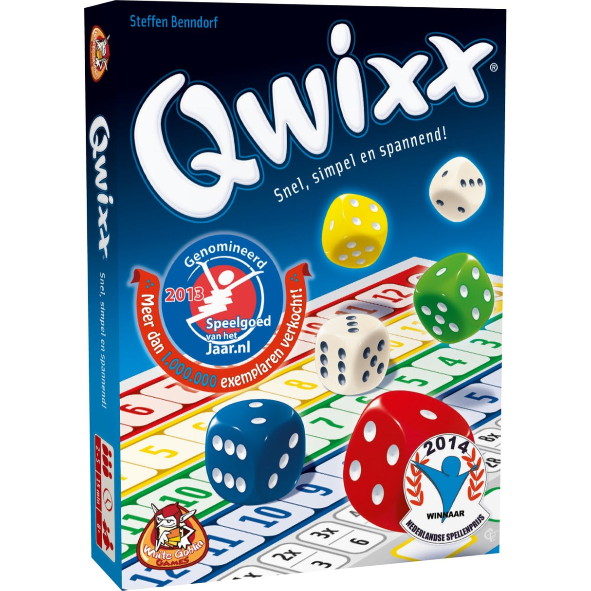 White Goblin Games Qwixx dobbelspel