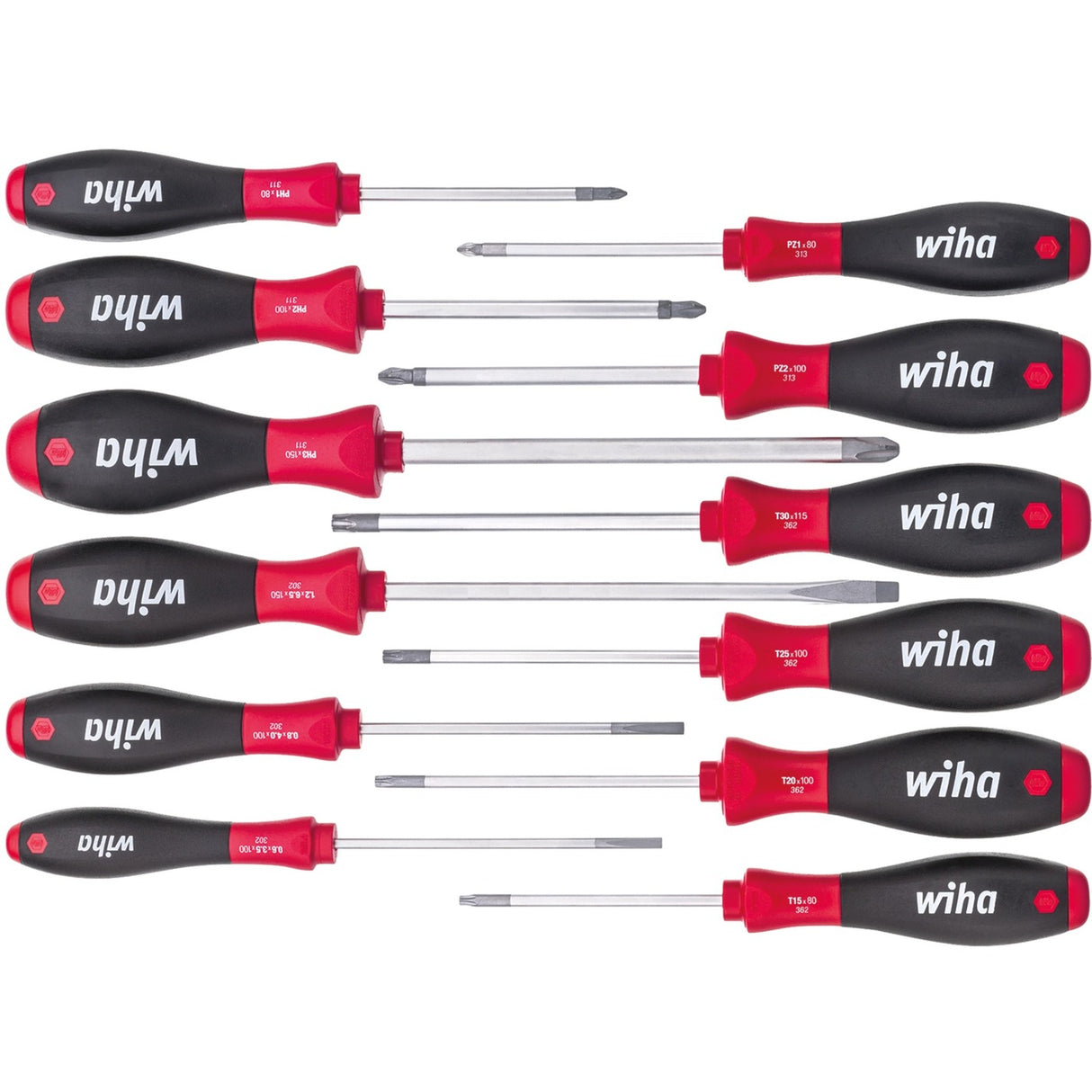 Wiha screwdriver set softfinish 41002