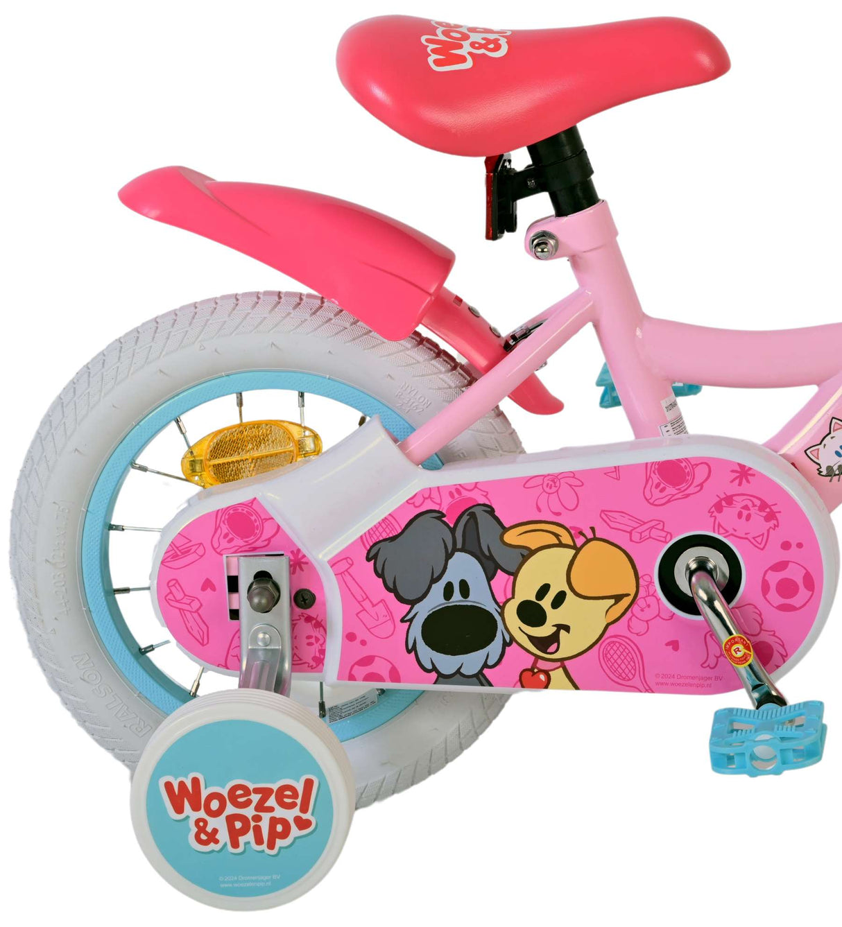 Woezel Pip Pip Children's Bike Girls 12 Inch Pink