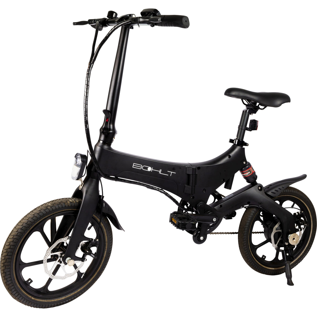 Bici pieghevole elettrica bohlt x160 nero