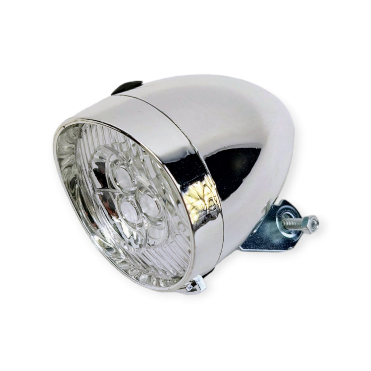 Xtrabike headlight chrome 3 LED excl. hook
