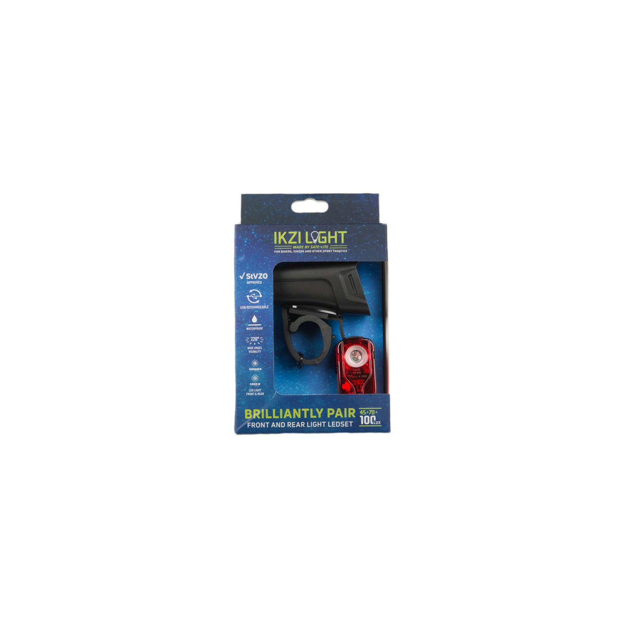 Ikzilight világítás beállított USB-sate-lite ragyogó pár