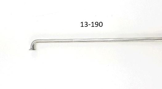 Sapim spokes 13-190 zinc without nipple