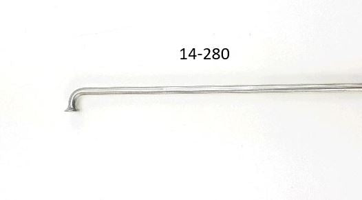 Sapim spokes 14-280 zinc without nipple