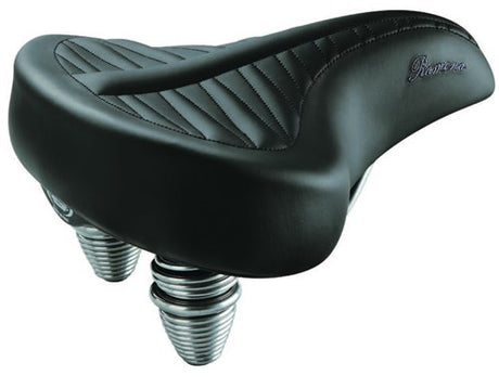 Selle Monte Grappa Saddle Ramona pendurada na sela da primavera nappa