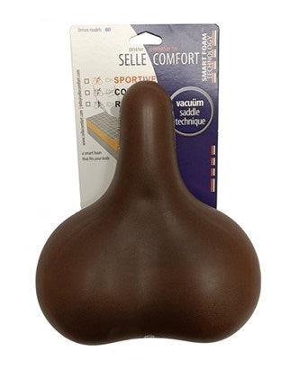 Selle Comfort Comfort Saddle Catana Brown Memory Foam