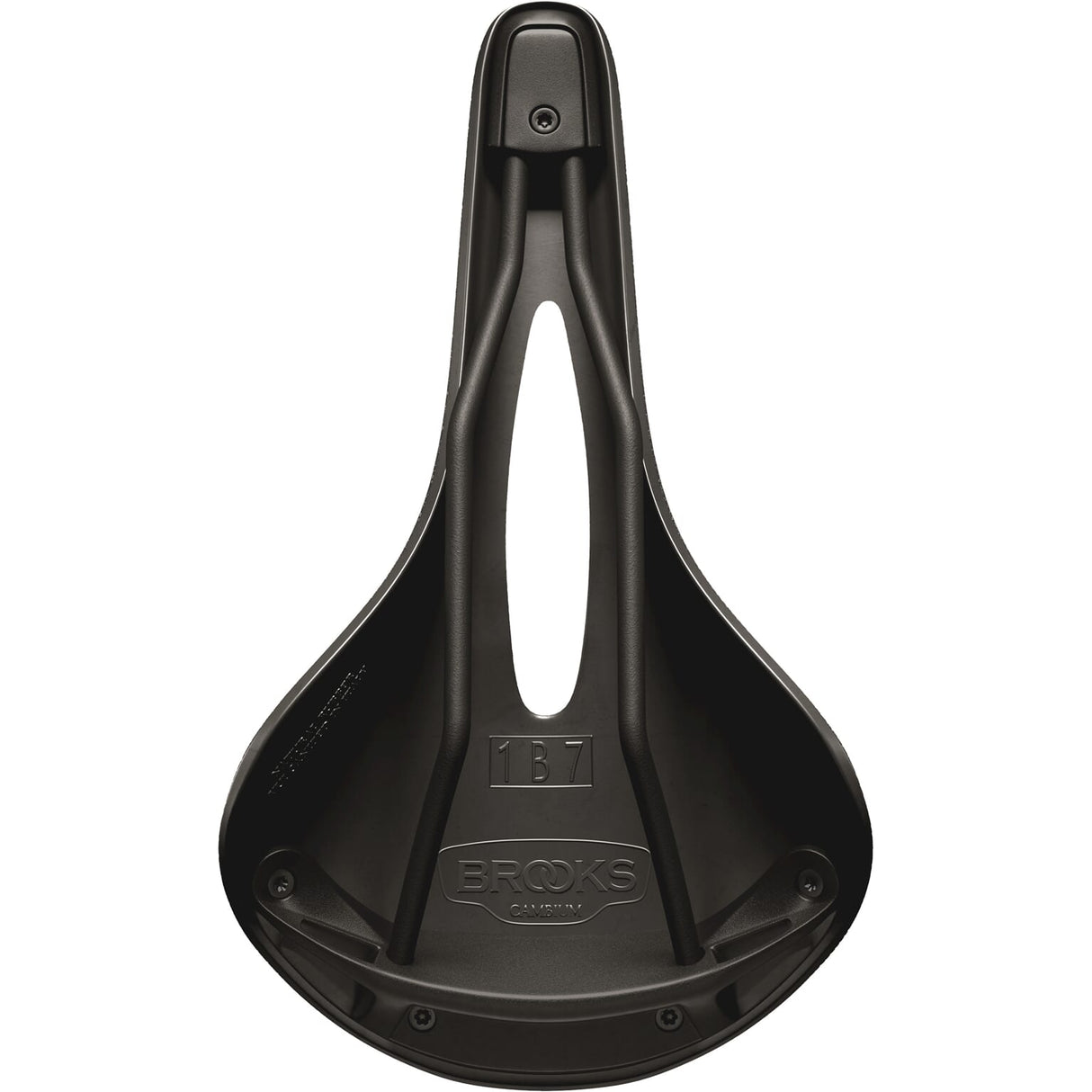 Brooks Saddle C17 rzeźbiony kambium WSZYSTKIE Pogoda Czarna