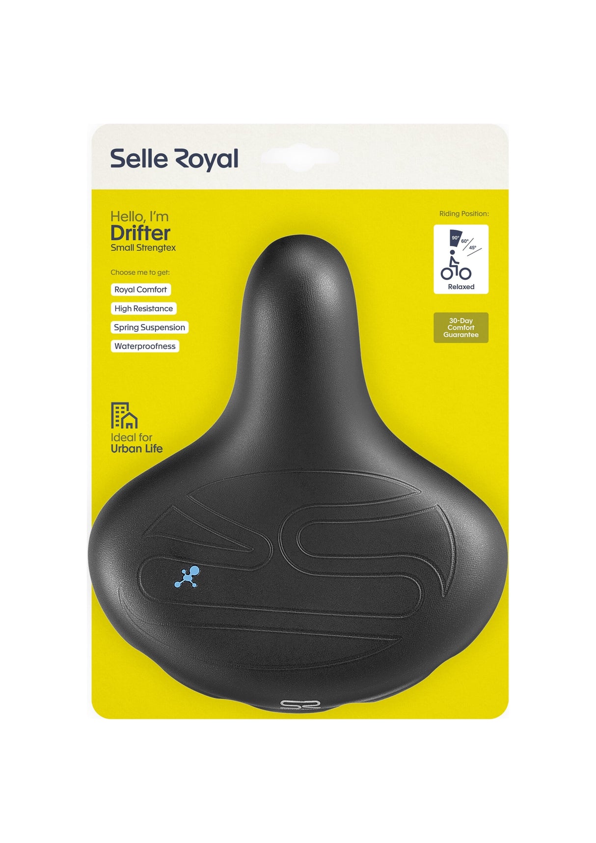 Selle Royal Saddle Premium Drifter Medium uvolněné unisex černé