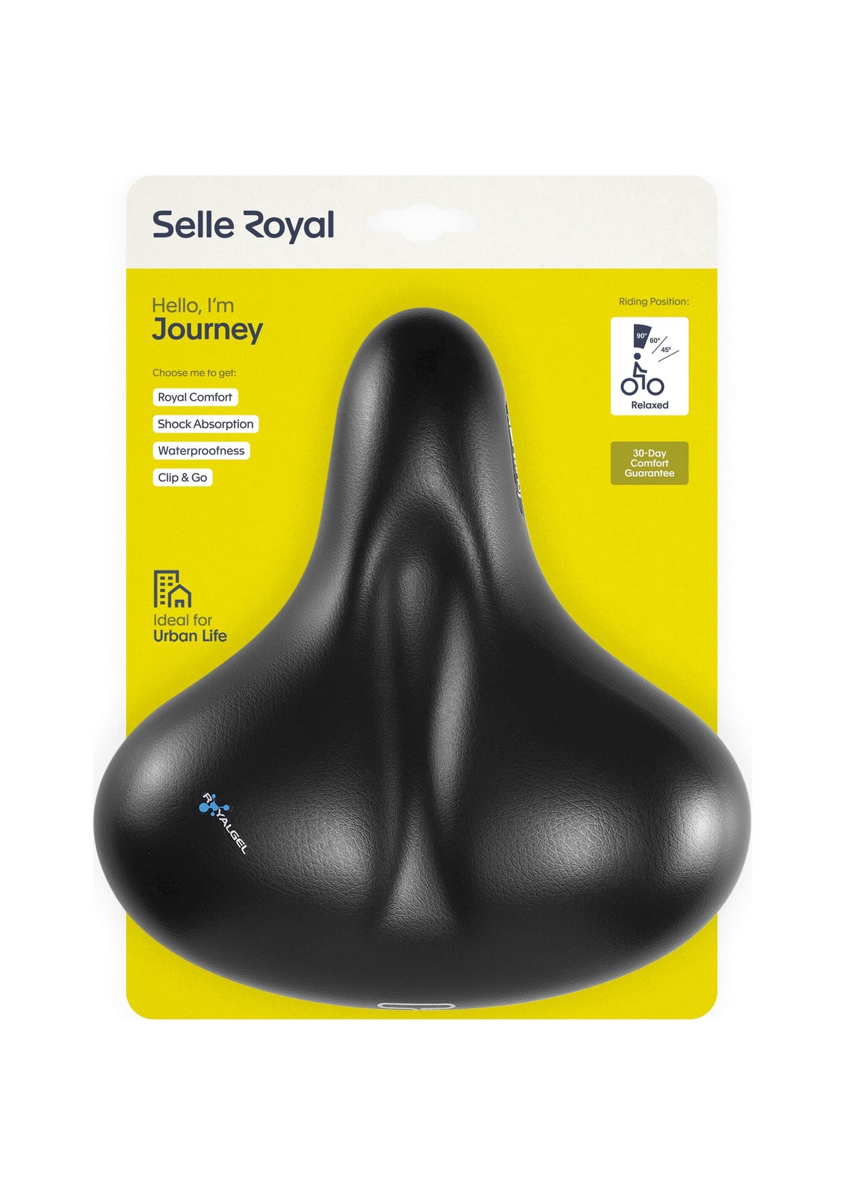 SelleRoyal Zadel Premium Journey Relaxed Zwart