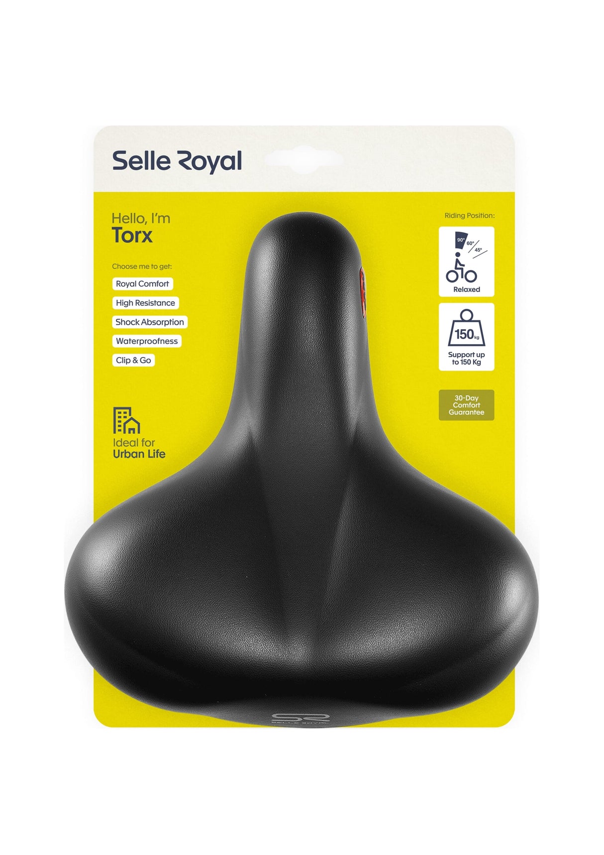 Selle Royal Saddle Premium Torx Relaxed Unisex Black