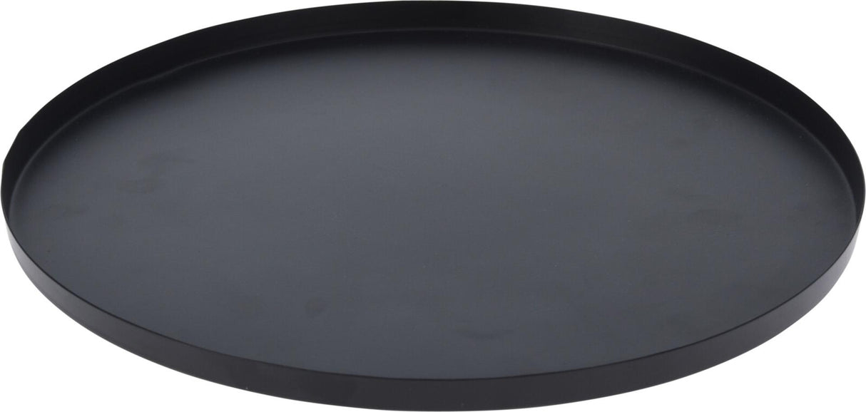 Home styling metal base plate dia 30cm black
