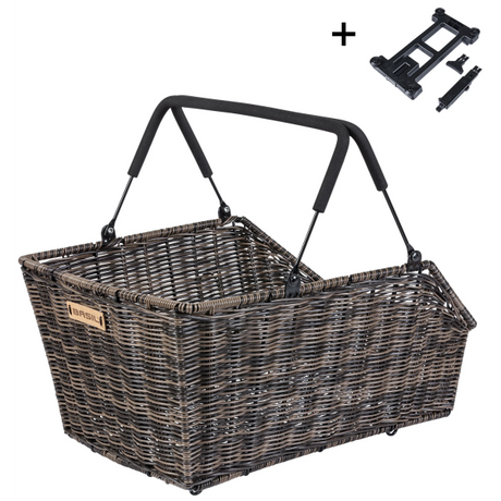 Basil basket cento rattan look brown (mik)
