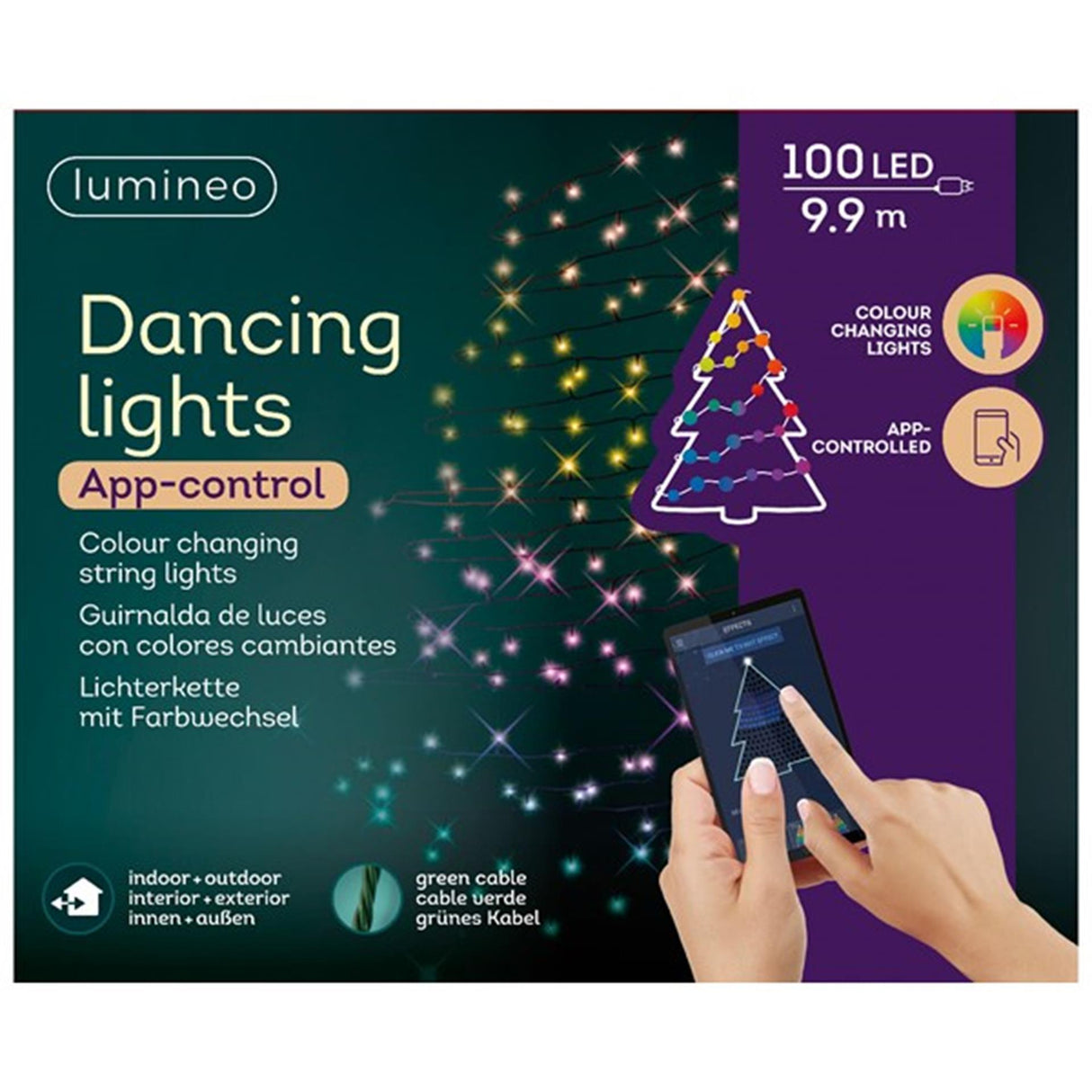 Lumineo Christmas lights app control 100 LED