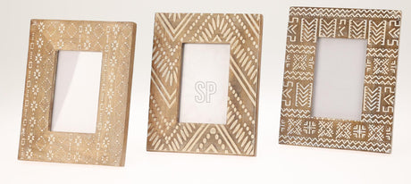 Home styling photo frame mango wood 21x26cm