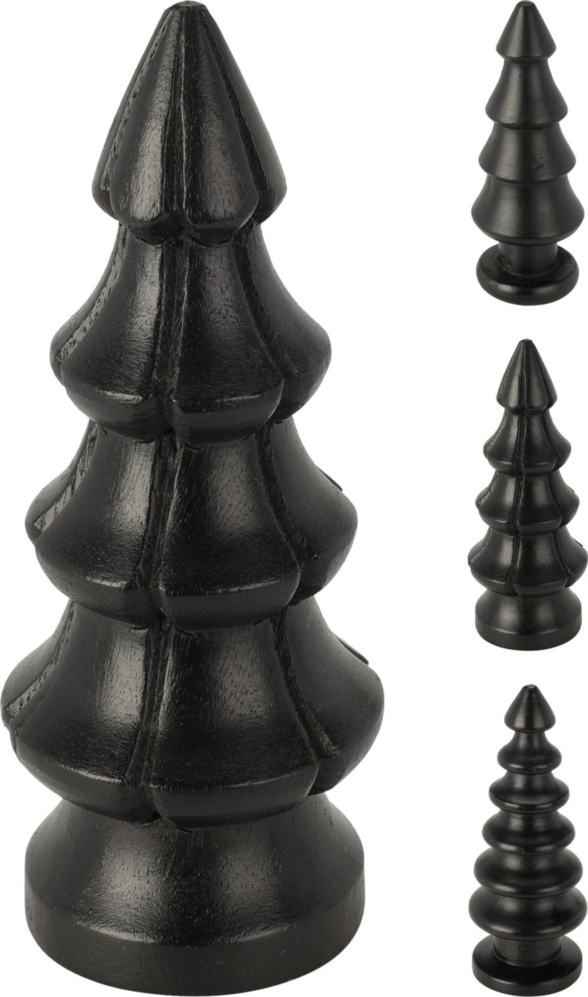 Hjemmestyling juletre mangotre h15cm sort
