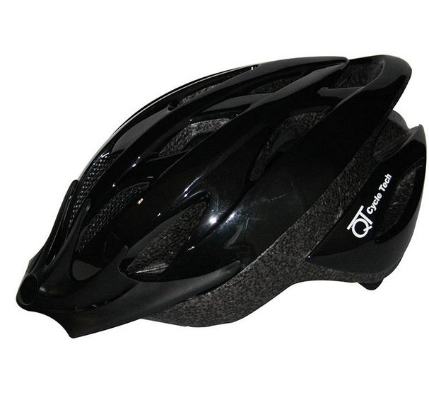 Qtcycletech qt cycle tech helmet black pearl l 58-62cm