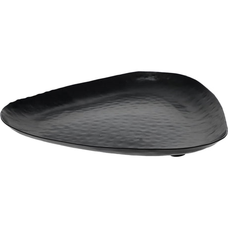 Home styling tray in black finish narrow