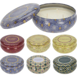 Home styling scented candle in a tin 13.5x10.9cm