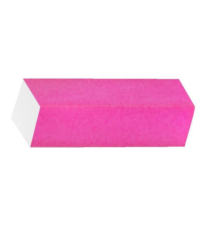 Voornails polijstblok buffer roze 320 grit 10st.