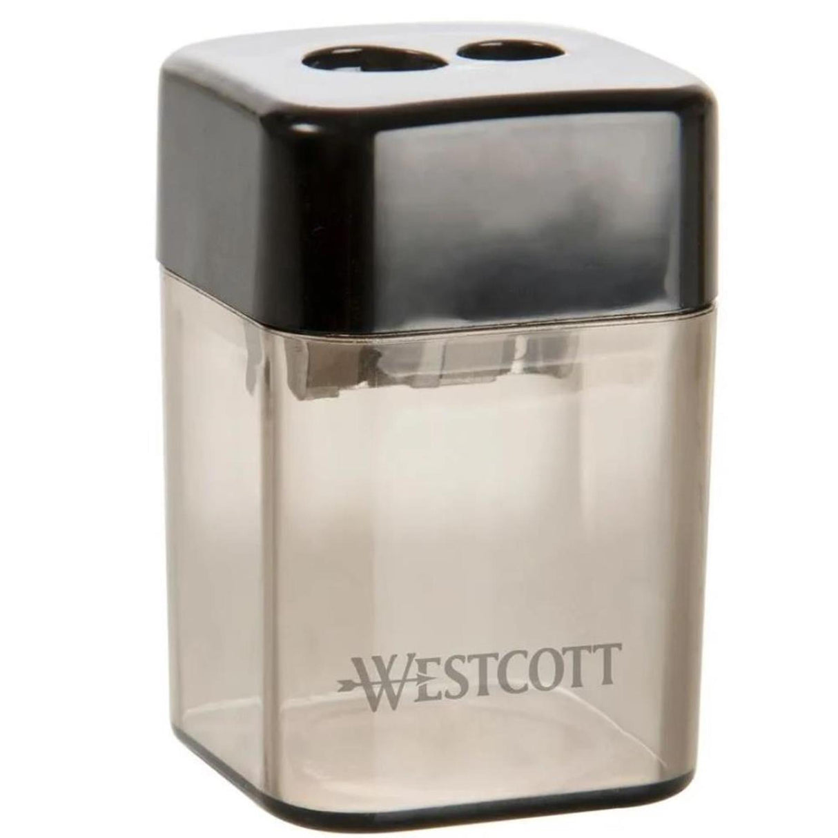 Westcott pencil sharpener double black