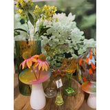 Cosydecor vase rainbow multicolor glass ø12x25.5cm