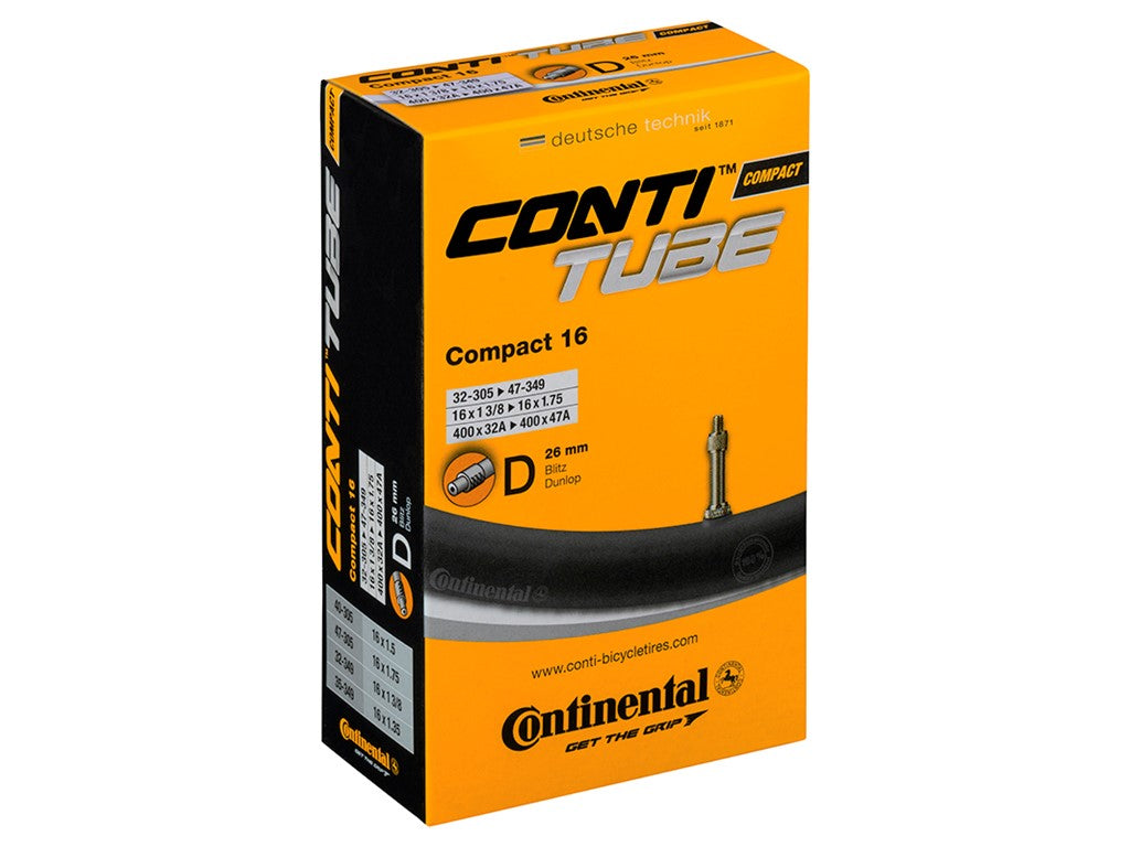 Continental inner tube DV3 Compact 16 inch 32 47-305 349 DV 26 mm