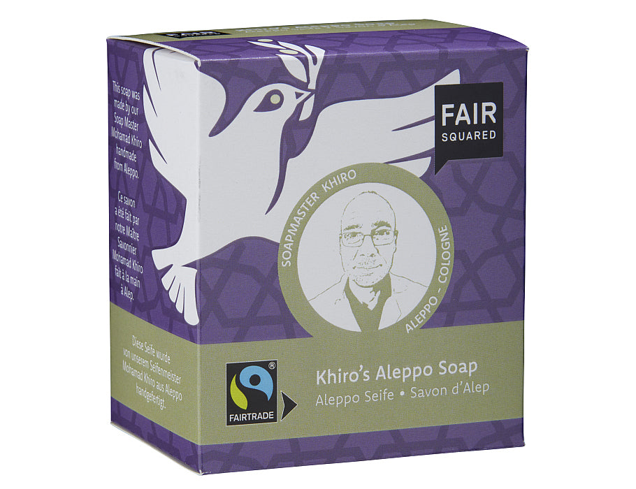Fair squared soap bar - aleppo