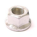 Rear axle nut with collar 3 8