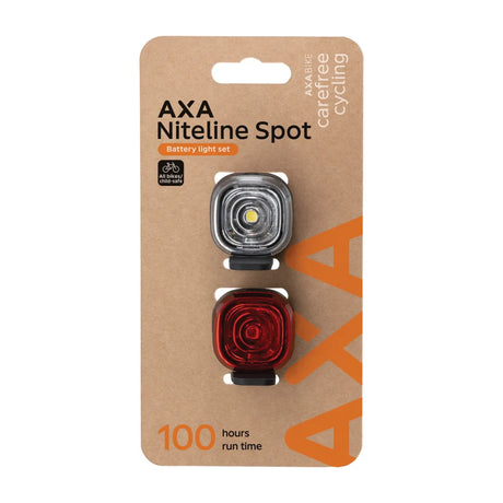 Axa verlichtingsset niteline spot batterij