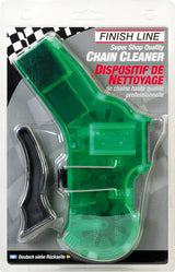 Finish line chain scrubber