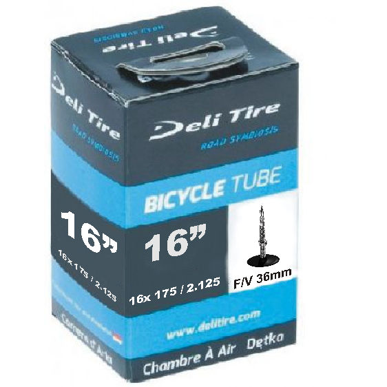 Deli Tire inner tube SV3 16 inch 40 54-305 16x1.75 2.125 35 mm