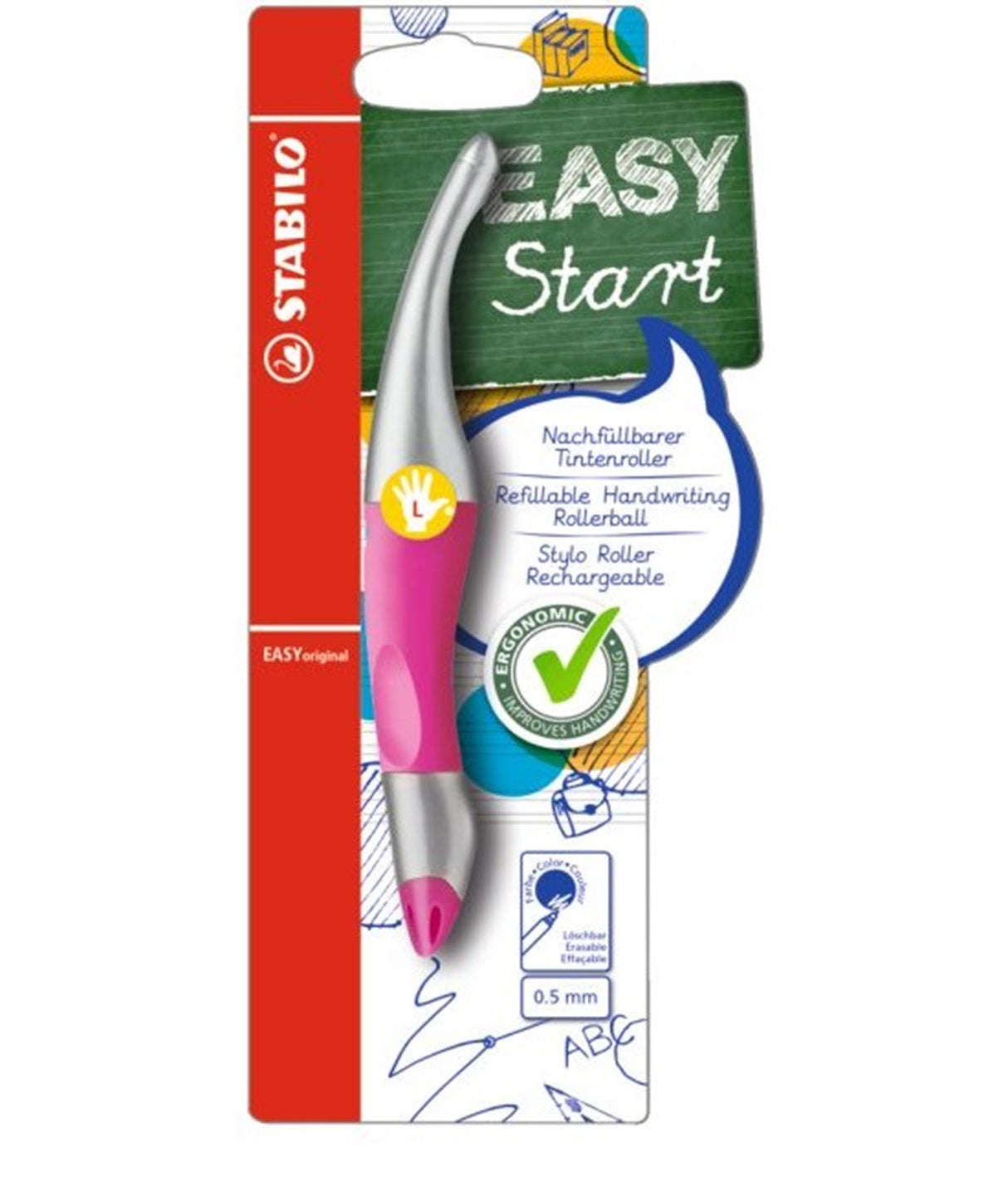 STABILO EASYoriginal Left Handed - Pink Metallic