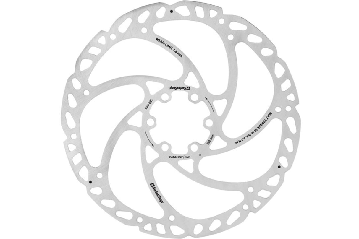 SwissStop - bremseskivekatalysator en 6 bolt 180mm