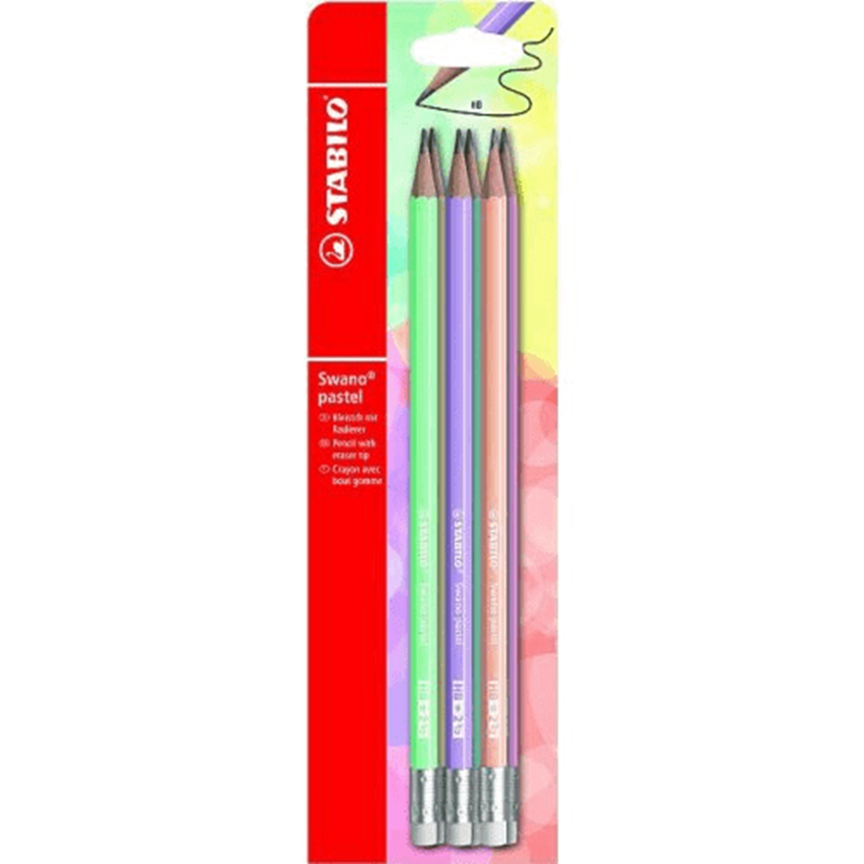 Stabilo swano pastel pencils hb blister a 6 pieces