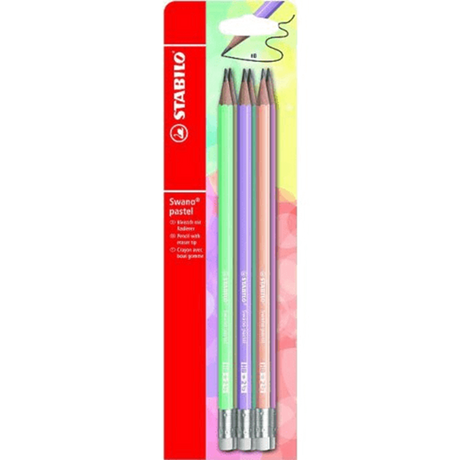 Stabilo swano pastel pencils hb 6 pieces