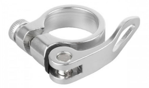 Kalloy Kalloy Uno Release rápido Saddle Clamp Pan Alu Silver 31.8 mm